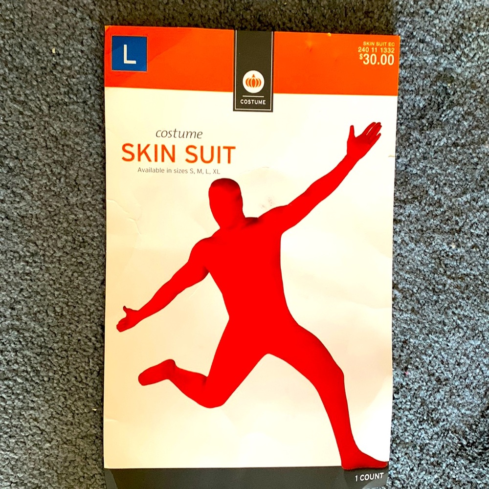 Costume Skin Suit Adult Large, Unused in package